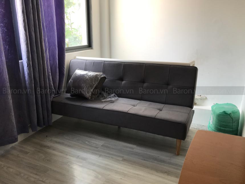 Sofa bed 1m8 đẹp màu xám