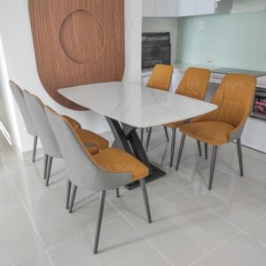 Bộ bàn ăn 6 ghế giá rẻ gò vấp