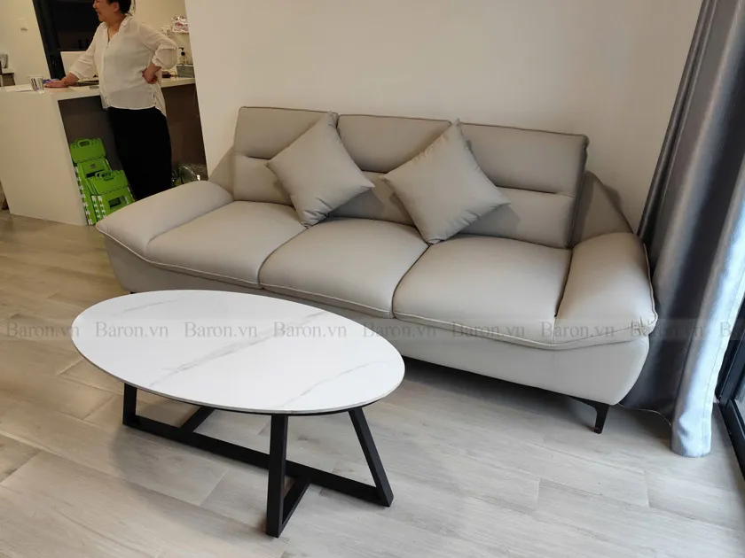 Bàn trà sofa mặt đá