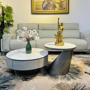 Bàn sofa đôi tròn nhập khẩu tại tphcm