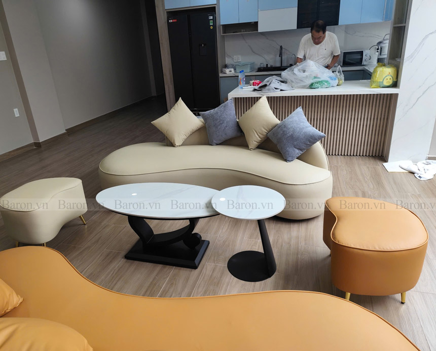 Bàn trà trái tim đẹp