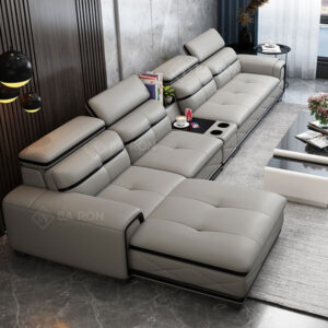 sofa góc phòng khách hiện đại