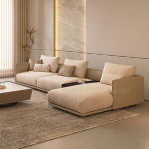 Ghế sofa góc phòng khách sang trọng