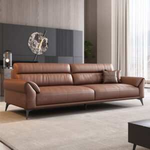 sofa băng tiếp khách bằng da