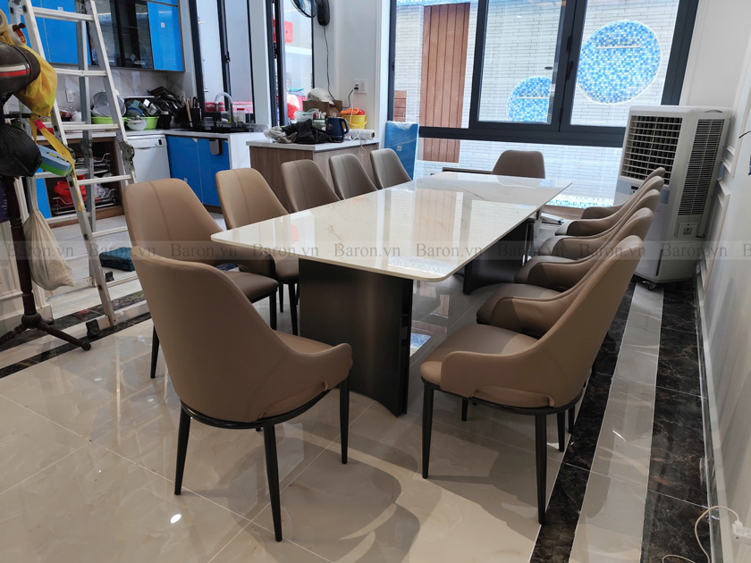 Bộ bàn ăn 12 ghế cao cấp