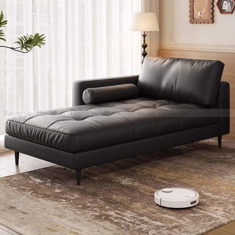 sofa thư giãn nhỏ màu đen