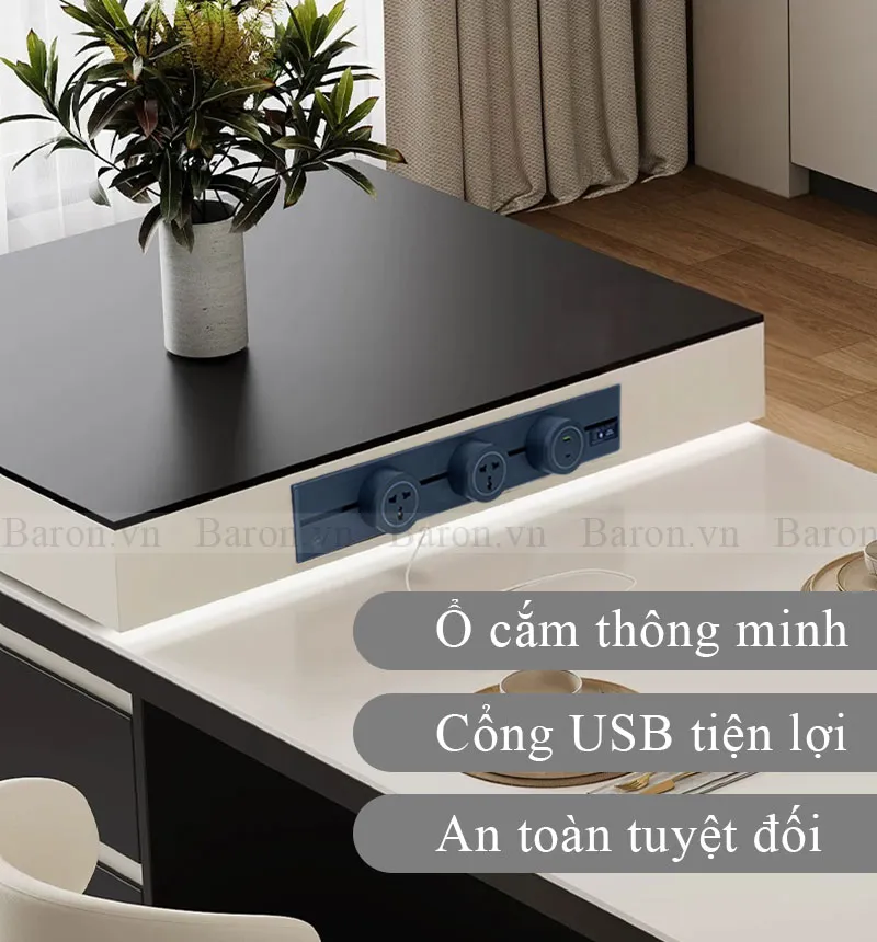 Phụ kiện bàn đảo bếp thông minh