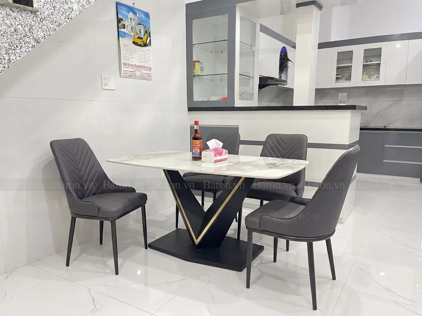Bộ bàn ăn 4 ghế hiện đại