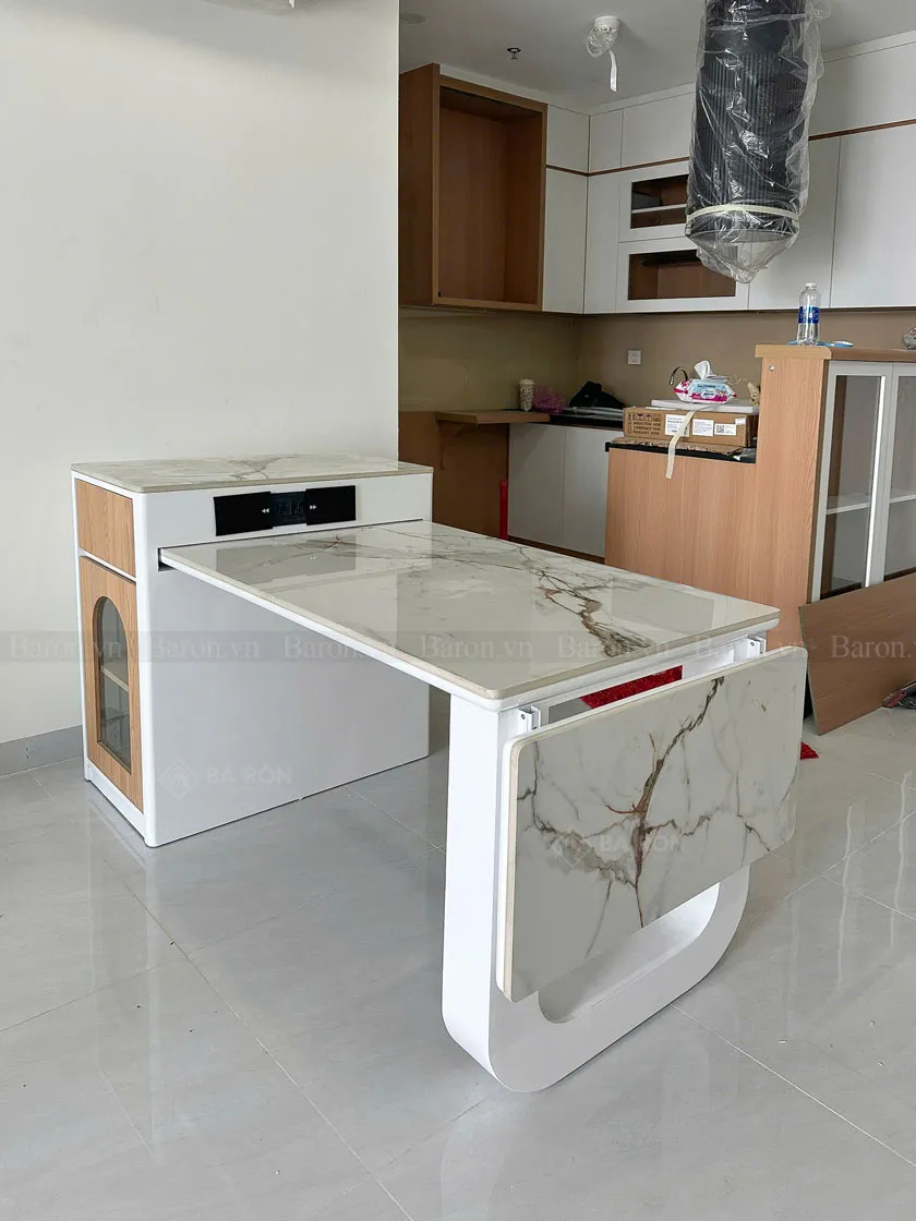 bàn đảo bếp nhỏ gọn đẹp
